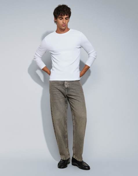 Jack & Jones - vaqueros Eddie holgados en lavado gris con tinte - view 1