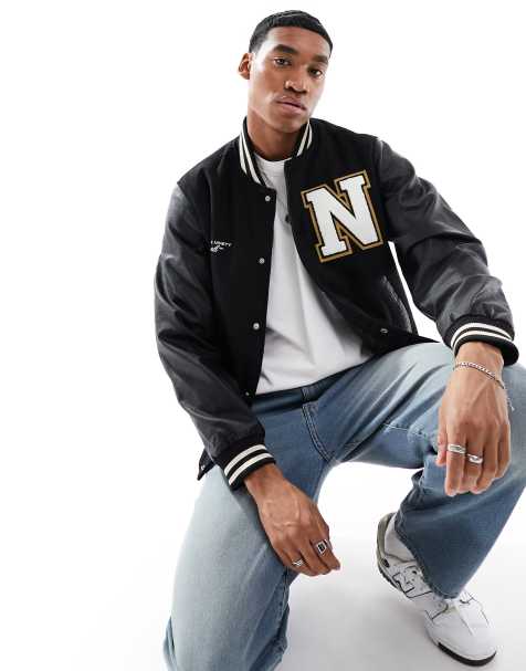 Mens baseball outlet jackets new look