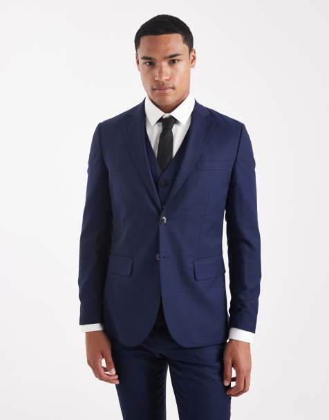 Jack & Jones - Veste de costume super ajustée - Bleu marine foncé - view 1