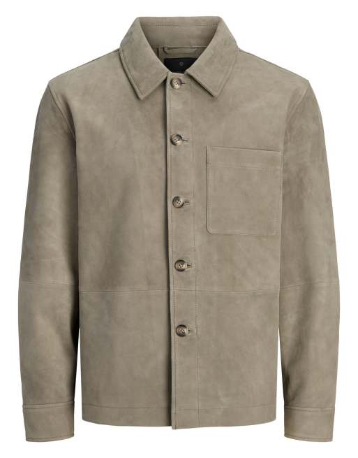 Jack & Jones - Veste en daim - Olive fumé, 7 de 7
