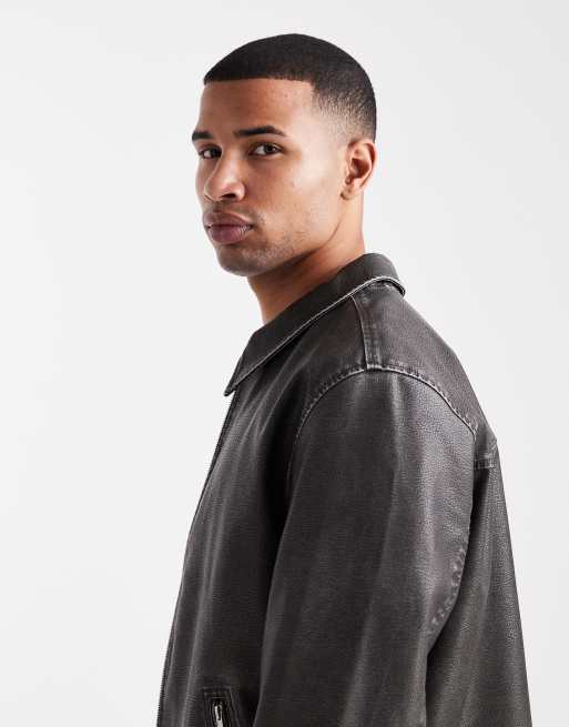 Jack & Jones - Veste en imitation cuir - Noir, 4 de 5