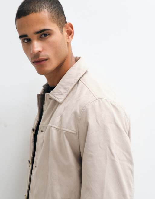 Jack & Jones - Veste en imitation daim - Beige, 4 de 5
