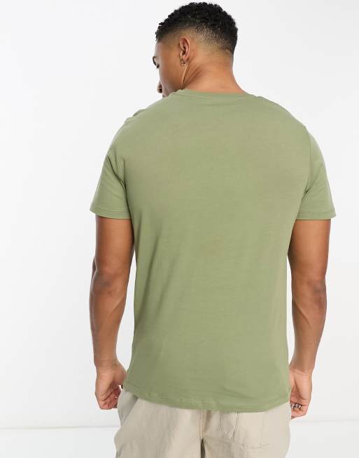 Jack & Jones vintage logo t-shirt in pale green, 2 of 4