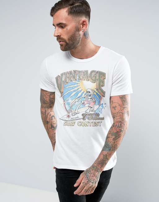 Jack & Jones Vintage Tshirt à imprimé graphique ASOS