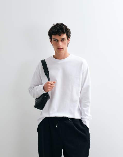 Jack & Jones – Vit, kraftig topp med långa ärmar - view 1