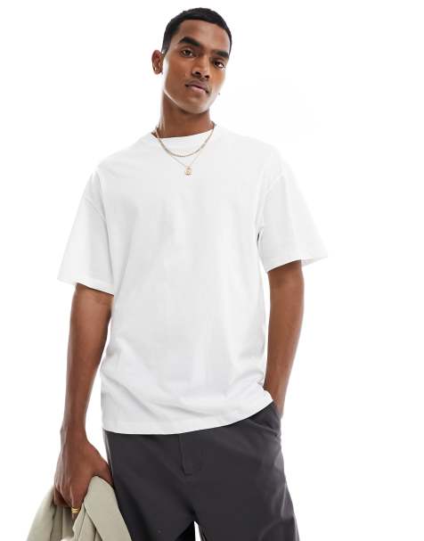 Jack & Jones – Vit oversize-t-shirt - view 1