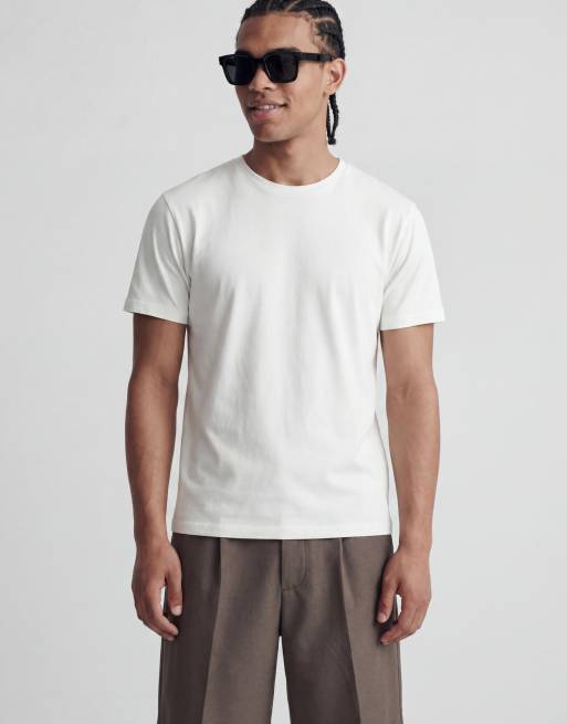 Jack & Jones – Vit t-shirt i oversized fit med japanskt tryck på ryggen, 4 av 5