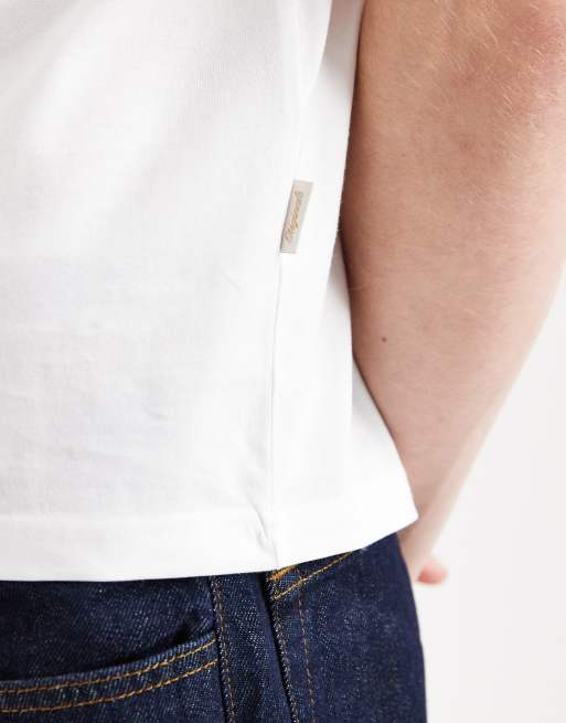 Jack & Jones – Vit t-shirt i slim fit, 5 av 5