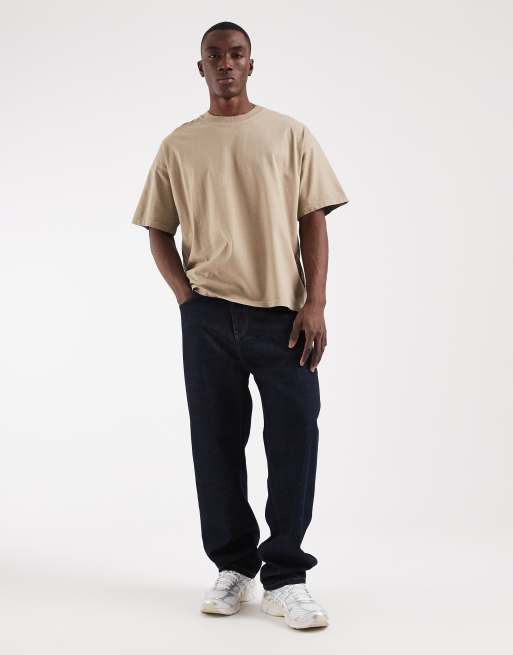 Jack & Jones washed t-shirt in beige, 2 of 5