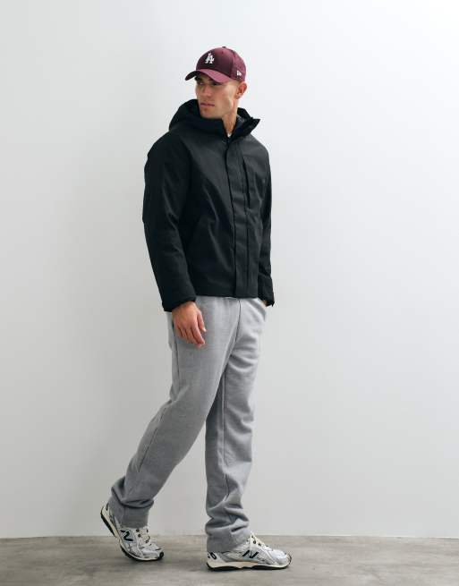 Jack & Jones waterproof utility jacket in black, 4 of 5