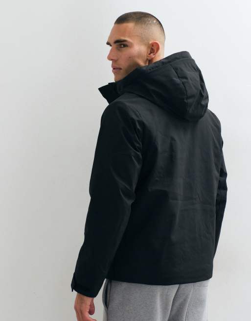 Jack & Jones waterproof utility jacket in black, 5 of 5
