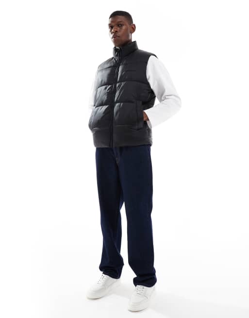Jack & Jones – Wattierte Weste in Schwarz, 2 von 5