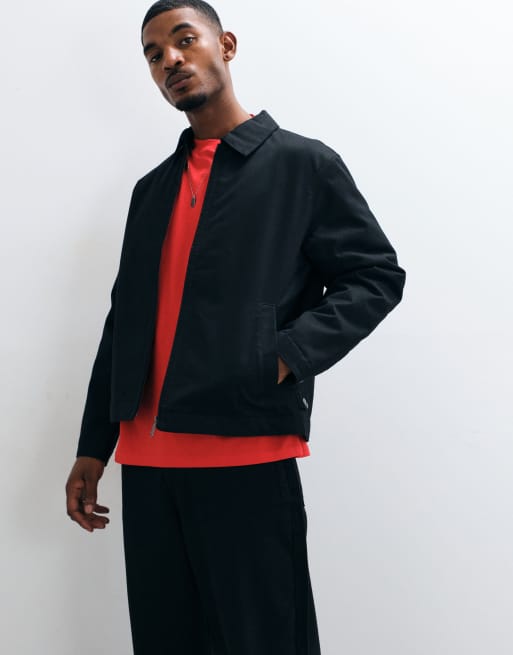 Jack & Jones wattierte Worker-Jacke in Schwarz, 2 von 5