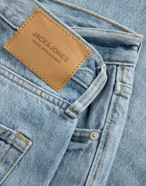 Jack & Jones – Weit geschnittene Jeans aus blauem Denim, 4 von 7