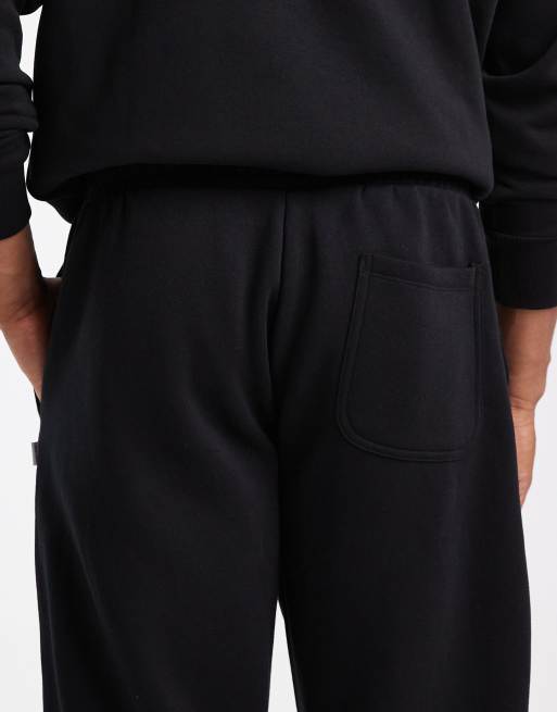 Jack & Jones wide leg jogger in black, 4 of 5