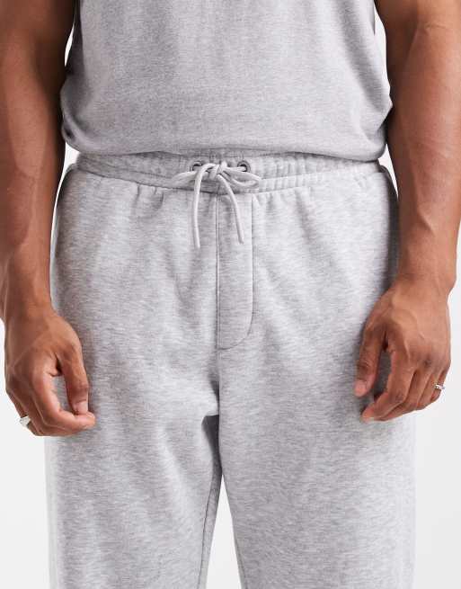 Jack & Jones wide leg jogger in grey marl, 4 of 5