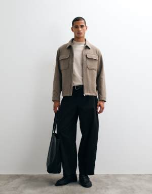 Jack & Jones wool blend jacket in beige