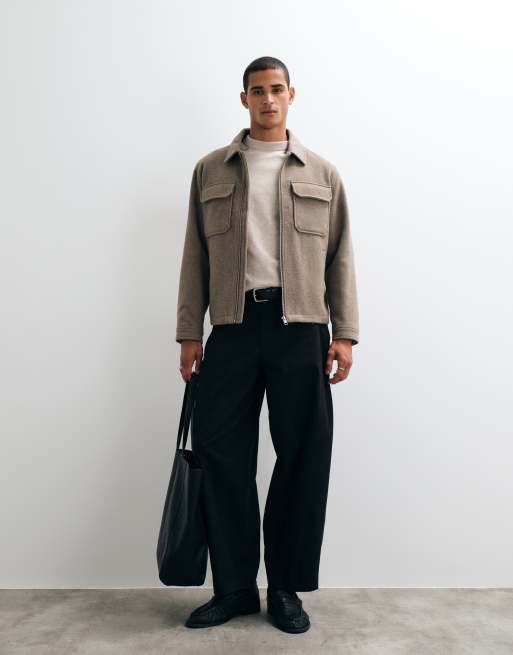 Jack & Jones wool blend jacket in beige, 2 of 5