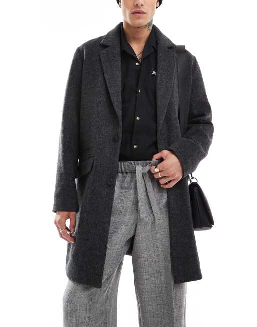 ジャケット・アウター HAND MADE herringbone over wool coat Herringbone Wool Coat in Beige - in the windsor. Online-Shop