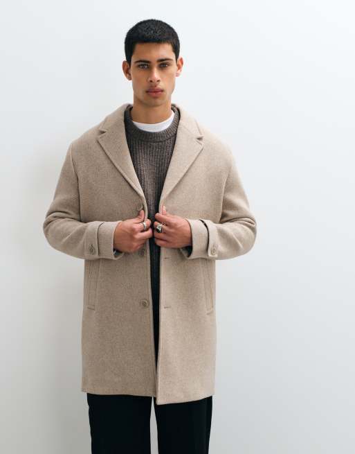Jack & Jones wool coat in beige, 2 of 5
