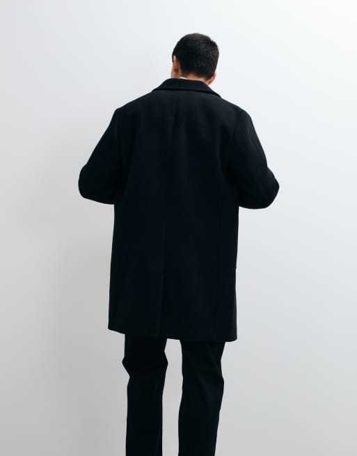 Jack & Jones wool coat in black, 4 of 5
