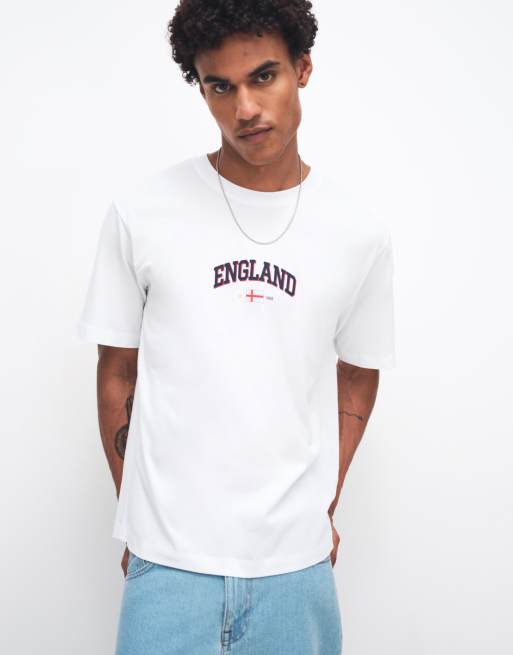 Jack & Jones – World Cup England – Biały T-shirt, 5 z 5