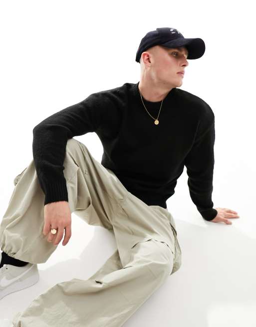 Jack & Jones - Zachte zware trui in zwart