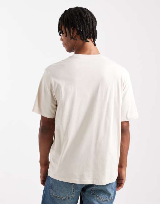 Jack & Jones – Zestaw 2 T-shirtów w kolorach czarnym i beżowym, 3 z 5