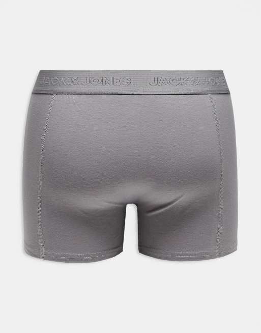 Jack & Jones – Zestaw 3 par bokserek w kolorach czarnym i niebieskim, 3 z 3