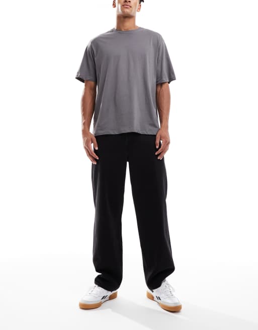 Jack & Jones – Zestaw 5 T-shirtów oversize w kolorach białym, czarnym i szarym, 3 z 5