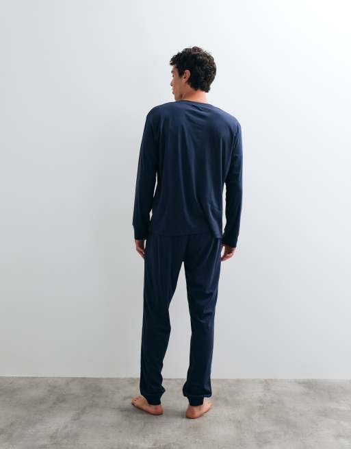 Jack & Jones zestaw piżamowy do domu w kolorze granatowym, 4 z 5