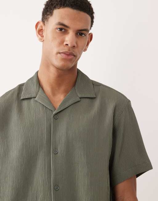 Jack & Jones – Zestaw w kolorze khaki: koszula i szorty, 5 z 5