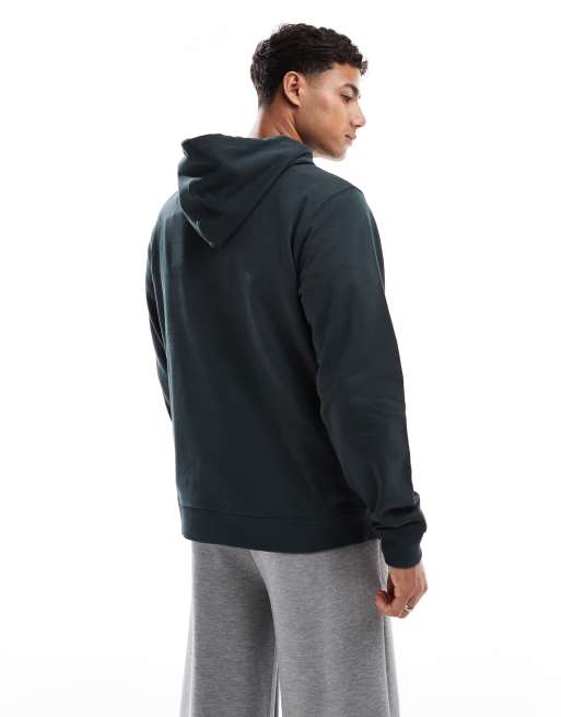 Jack & Jones – Zielona bluza oversize z kapturem i haftowanym logo, 2 z 4