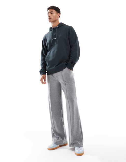 Jack & Jones – Zielona bluza oversize z kapturem i haftowanym logo, 4 z 4