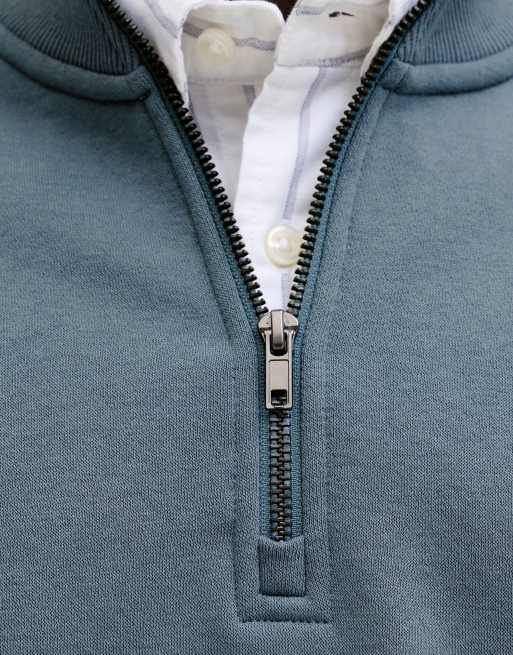 Jack & Jones zip corta Blue Mirage, 4 di 7