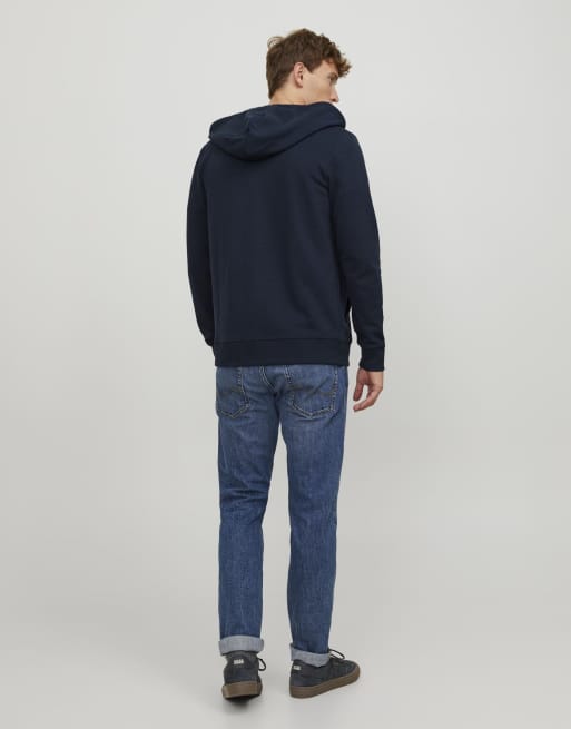 Jack & Jones Zip-Hoodie in Marineblau, 2 von 7