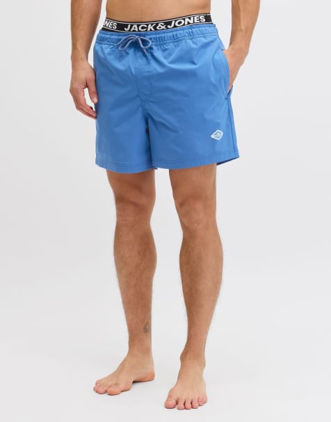 Jack & Jones - Zwemshorts in blauw - view 1
