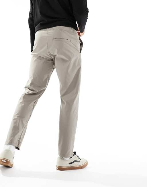 Jack & Jones – Zwężane brązowe spodnie z rozcięciem na dole, 3 z 5