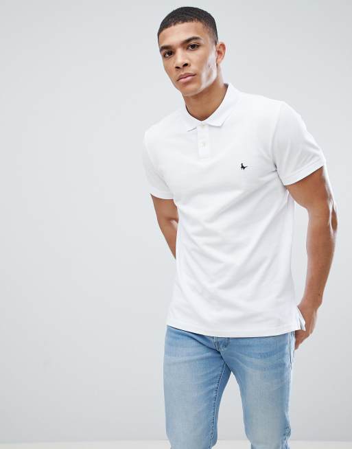 Jack wills 2025 white polo shirt