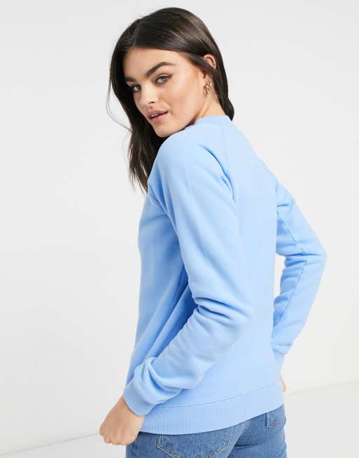 Jack Wills astbury raglan crew sweatshirt in sky blue