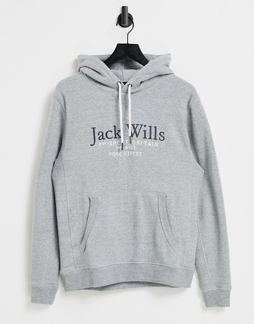 Jack Wills Batsford hoodie in grey
