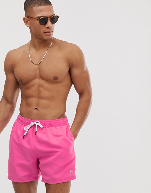 Jack Wills Blakeshall swim shorts in pink