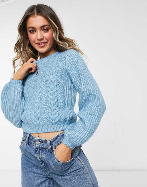 Jack wills cable knit best sale jumper womens