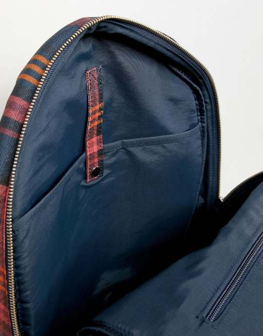 Jack wills 2024 checked backpack