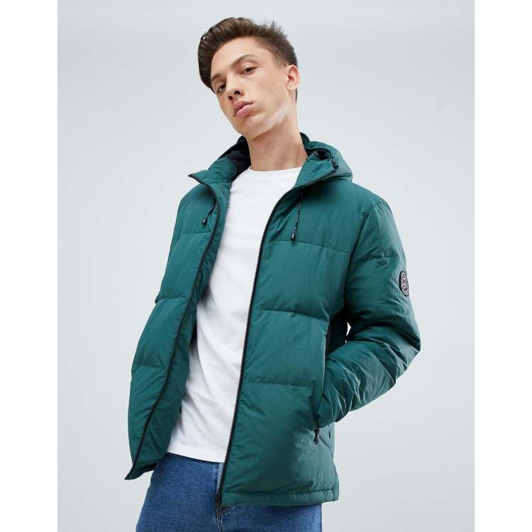 Embleton hooded sales puffer jacket