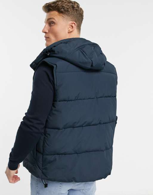 Jack wills shop navy gilet