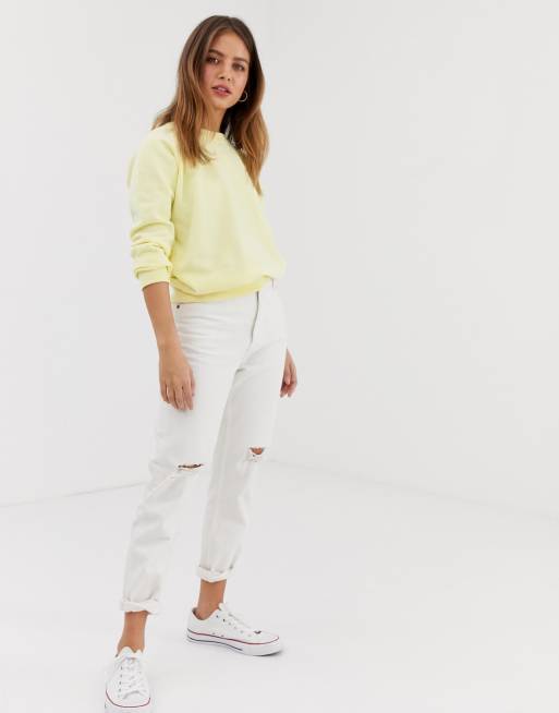 Jack wills yellow discount sweatshirt