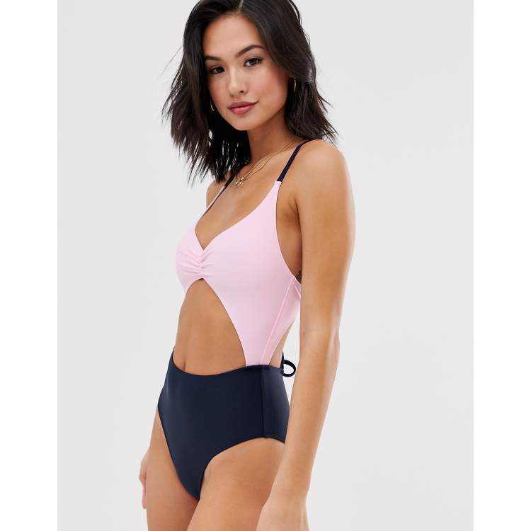 Jack Wills Plunge Front Swimsuit