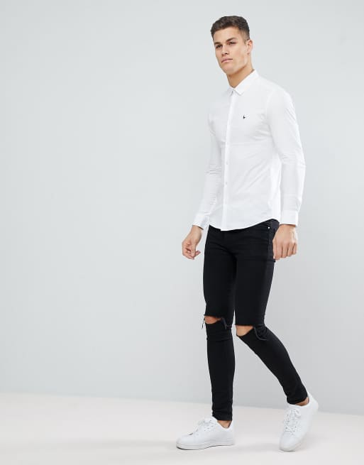 Jack wills hinton skinny best sale fit shirt