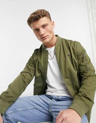 jack wills green bomber jacket